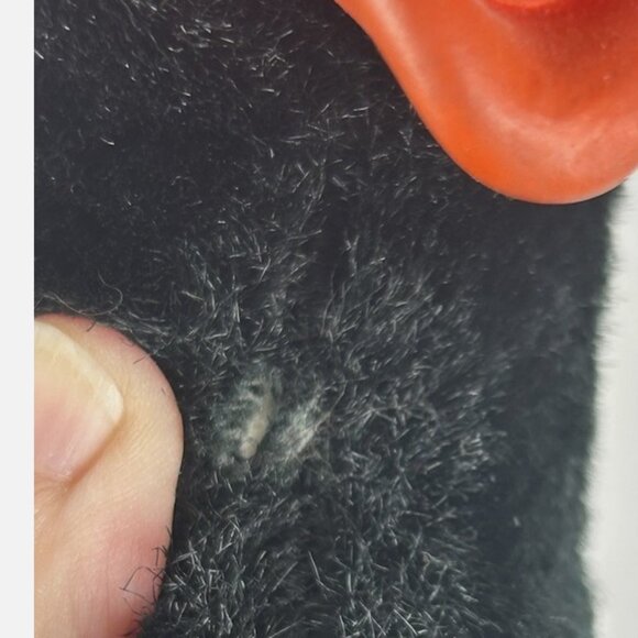 Vintage Rushton Rubber Faced Black Duck Goose Swan Plush Stuffed Animal Toy - Picture 11 of 11